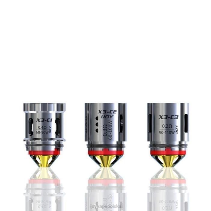 iJOY Vape Shop - iJOY Captain Cewki zamienne x3 (zestaw 3 szt.) 8XFT110