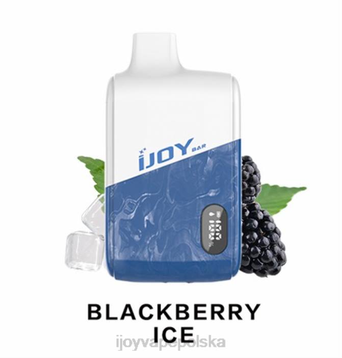 iJOY Bar Review - iJOY Bar IC8000 jednorazowe 8XFT178 lód jeżynowy