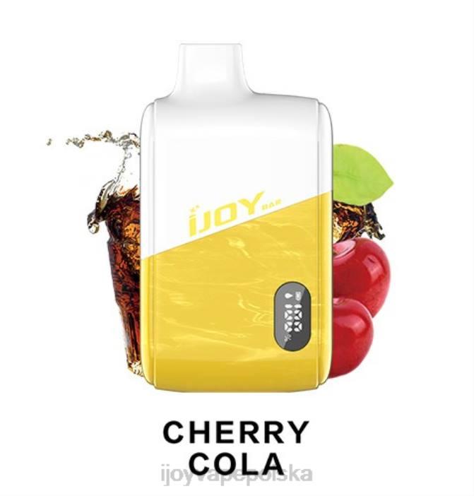 iJOY Vape Polska - iJOY Bar IC8000 jednorazowe 8XFT181 cola wiśniowa