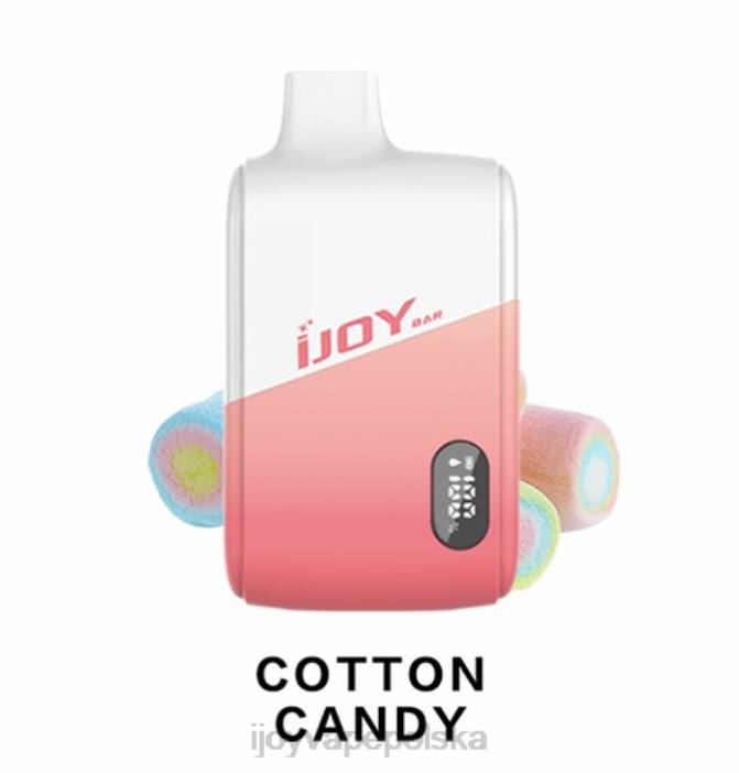 iJOY Vape Price - iJOY Bar IC8000 jednorazowe 8XFT184 wata cukrowa