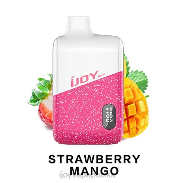 iJOY Vape Price - iJOY Bar IC8000 jednorazowe 8XFT194 mango truskawkowe