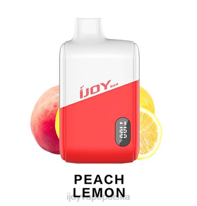 iJOY Vape Shop - iJOY Bar IC8000 jednorazowe 8XFT190 brzoskwiniowo-cytrynowa