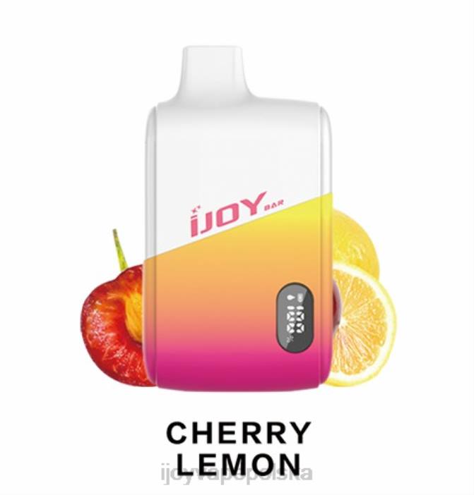 iJOY Vape Warszawa - iJOY Bar IC8000 jednorazowe 8XFT182 wiśnia i cytryna
