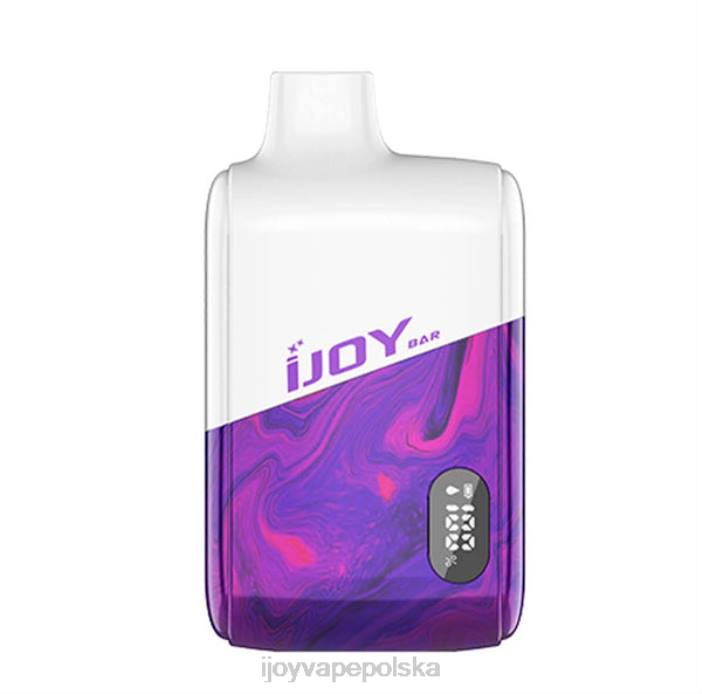 iJOY Bar Flavors - iJOY Bar Smart Vape 8000 zaciągnięć 8XFT27 biała guma
