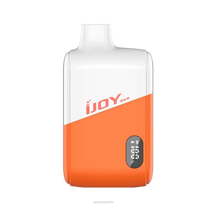 iJOY Bar Review - iJOY Bar Smart Vape 8000 zaciągnięć 8XFT18 brzoskwiniowo-cytrynowa