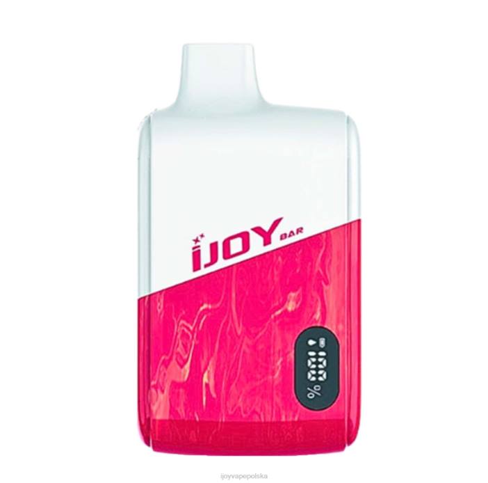 iJOY Bar Review - iJOY Bar Smart Vape 8000 zaciągnięć 8XFT18 brzoskwiniowo-cytrynowa