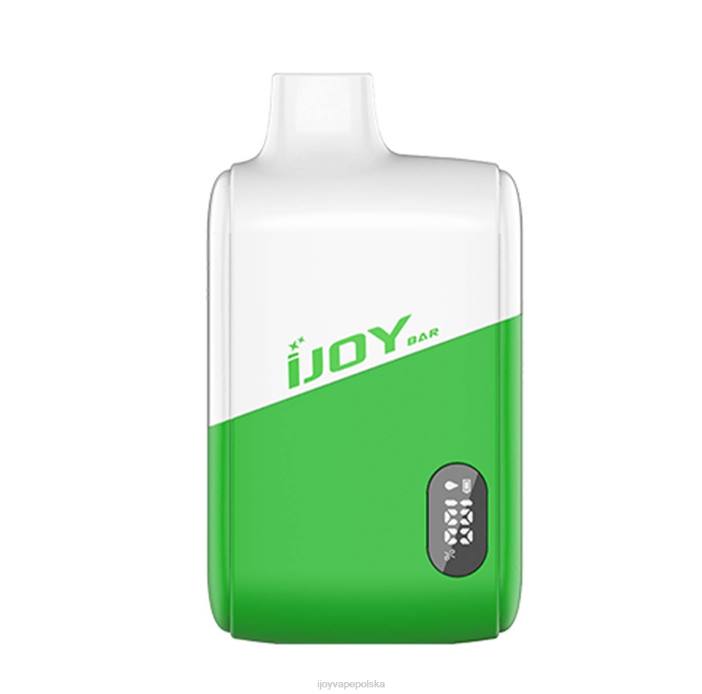 iJOY Bar Review - iJOY Bar Smart Vape 8000 zaciągnięć 8XFT18 brzoskwiniowo-cytrynowa