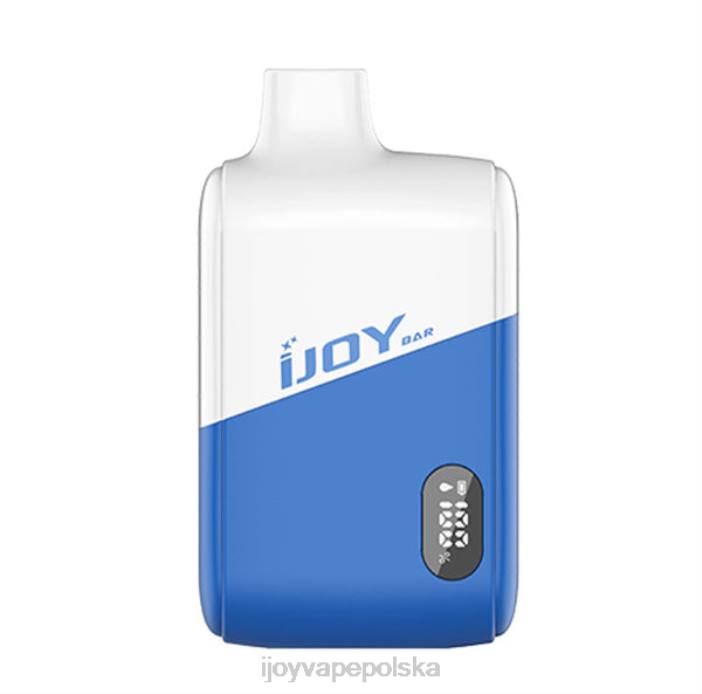 iJOY Vape Review - iJOY Bar Smart Vape 8000 zaciągnięć 8XFT6 niebieski razz lód