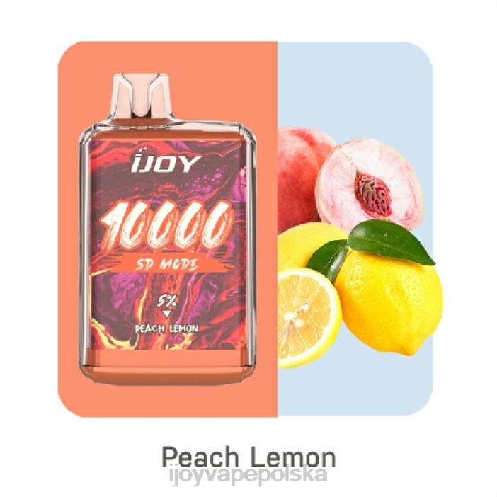 iJOY Bar Review - iJOY Bar SD10000 jednorazowe 8XFT168 brzoskwiniowo-cytrynowa