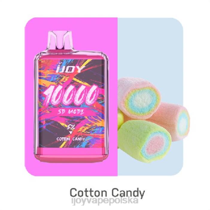iJOY Vape Flavors - iJOY Bar SD10000 jednorazowe 8XFT165 wata cukrowa