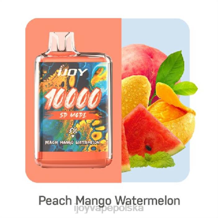 iJOY Vapes Online - iJOY Bar SD10000 jednorazowe 8XFT169 arbuz brzoskwiniowo-mango