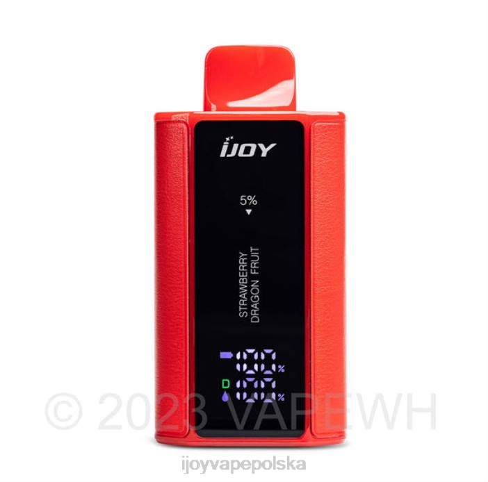 iJOY Bar Flavors - iJOY Captain 10000 vape 8XFT47 truskawkowy owoc smoka