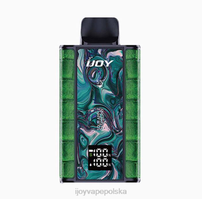 iJOY Vape Flavors - iJOY Captain 10000 vape 8XFT45 kwaśne jabłko malina