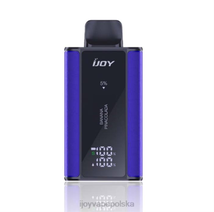 iJOY Vape Shop - iJOY Captain 10000 vape 8XFT30 bananowa pinakolada
