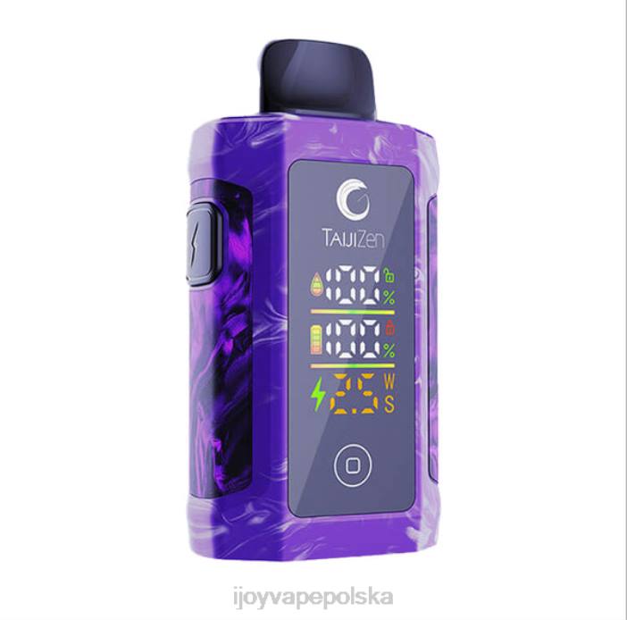 iJOY Vape Lublin - iJOY TaijiZen Judo 24000 jednorazowych waporyzatorów 8XFT63 kwaśne winogrona truskawkowe