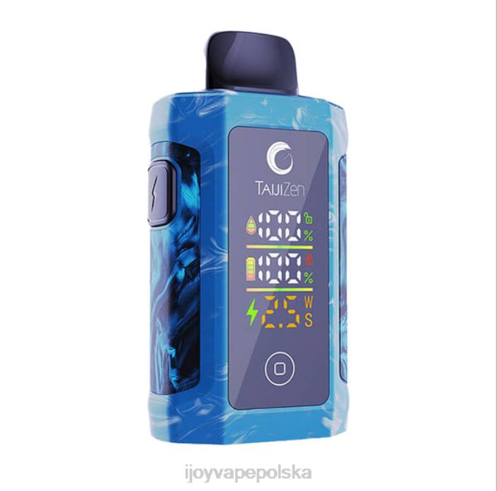 iJOY Vape Review - iJOY TaijiZen Judo 24000 jednorazowych waporyzatorów 8XFT56 niebieski kokos truskawkowy