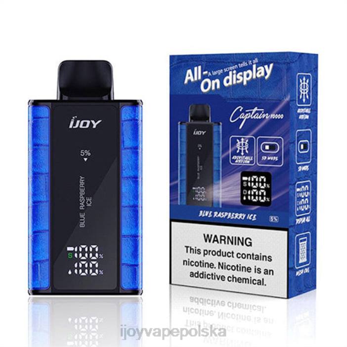 iJOY Vape Lublin - iJOY Bar Captain jednorazowe 8XFT83 niebieska malina